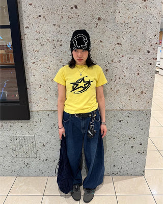 Star print T-shirt