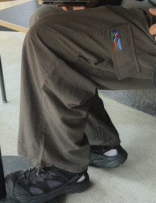 NEVADA Patch Nylon Cargo Elastic Pants (3 colors, M~L)