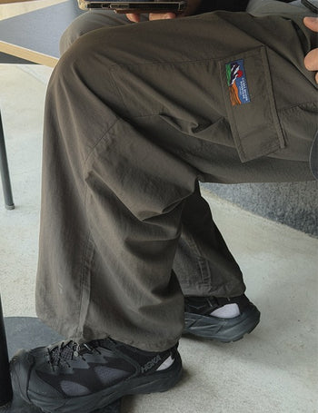 NEVADA Patch Nylon Cargo Elastic Pants (3 colors, M~L)