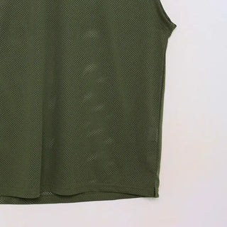 Mesh detail vest