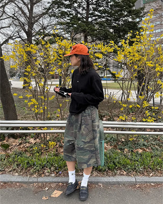 (UNISEX) Camouflage Bermuda Shorts