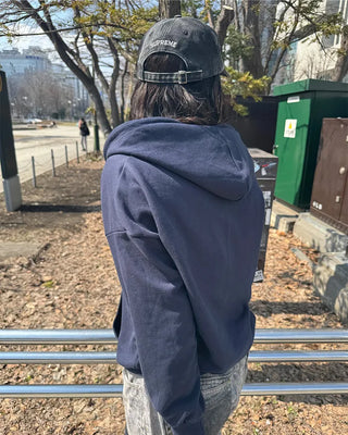 Cropped oversized hoodie