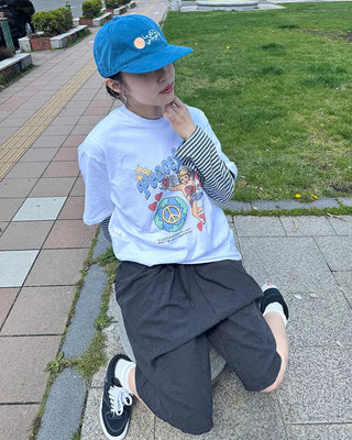 Wide Bermuda shorts