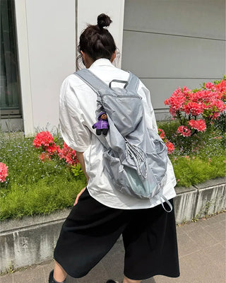 (UNISEX) Snap Bermuda Easy Pants