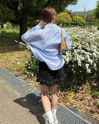 Can-can frill shorts