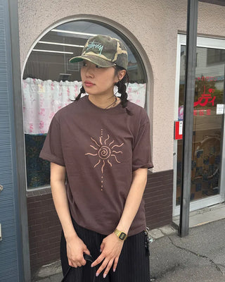 Sun motif T-shirt