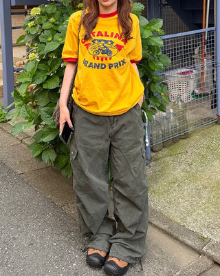 Cargo string pants