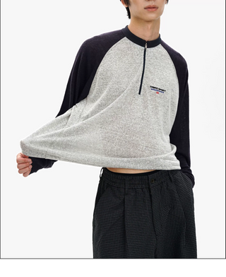 [MASONPRINCE]  Color Block Raglan Tee