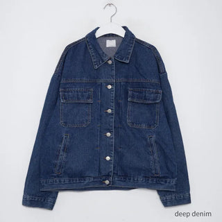 Oversized denim jacket