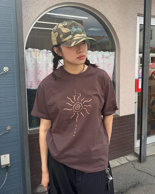 Sun motif T-shirt