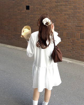 Pintuck Long Blouse