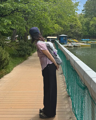Checked Roll-Up Half Shirt