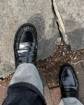 Shirring loafers