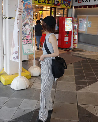 Colored ribbed sleeveless top