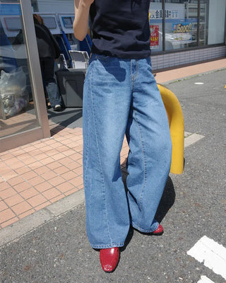 Stitched Shirring Loafers