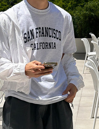 [Special Feature] SANFRANCISCO Short Sleeve T-shirt (4 colors)