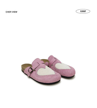 CONP Heart Closed Toe Slides