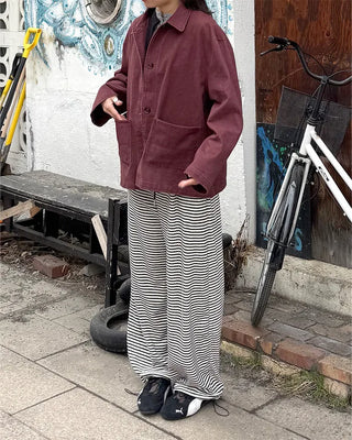 Two-pocket collar jacket