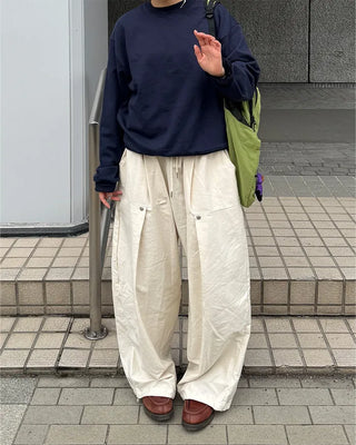 (Unisex) Rivet Tuck Balloon Pants