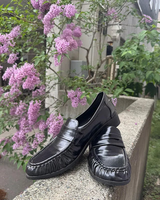 Shirring loafers