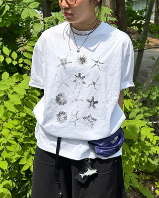 Starfish print T-shirt