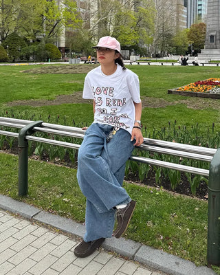 Crayon lettering T-shirt
