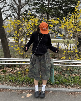 (UNISEX) Camouflage Bermuda Shorts