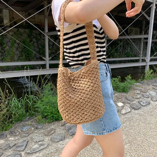 Rattan Shoulder Bag