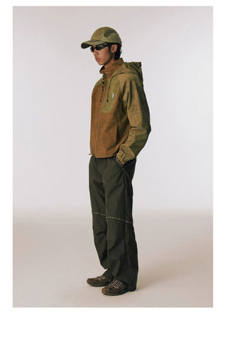 [CONP] Tie-Dye Outdoor Hooded Nylon Jacket