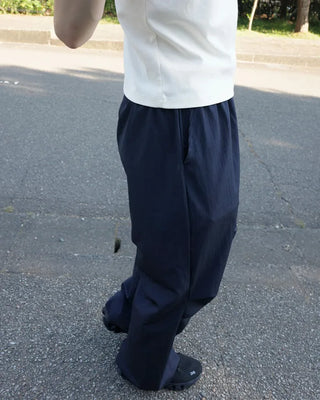 Elastic waist parachute pants