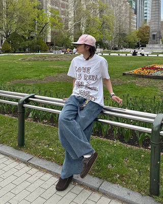 Crayon lettering T-shirt