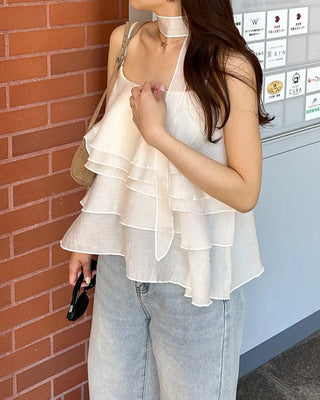Scarf & Can-Can Camisole Set