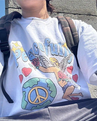 Angel print T-shirt