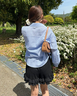 Can-can frill shorts