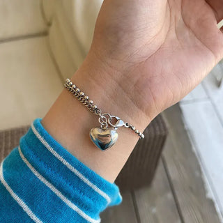Heart Silver Bracelet