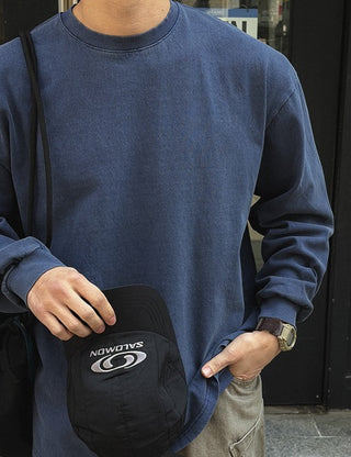 [Long Sleeve] 10-Count Pigment Sturdy T-Shirt (5 colors, FREE~XL)