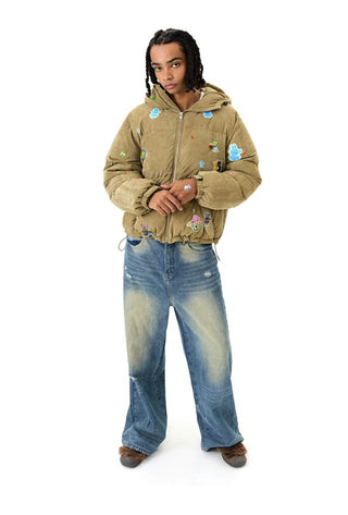 CONP Suede Texture Padded Jacket