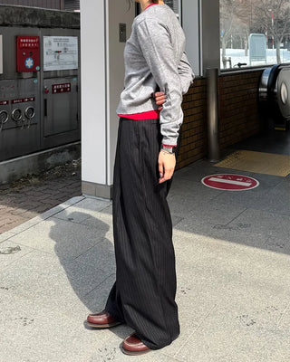 Round neck colorful cardigan