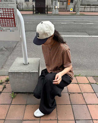 Colorful striped T-shirt