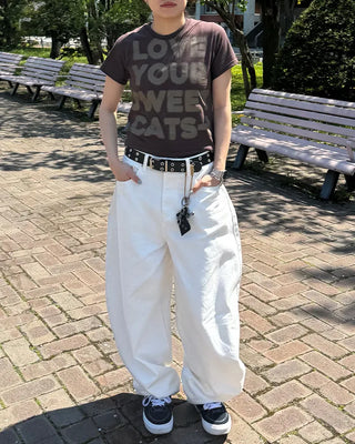 Cotton balloon pants