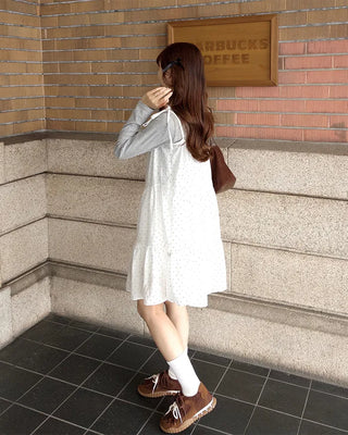 Polka Dot Mini Camisole Dress