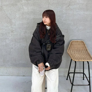 (Unisex) Hooded Denim Jumper