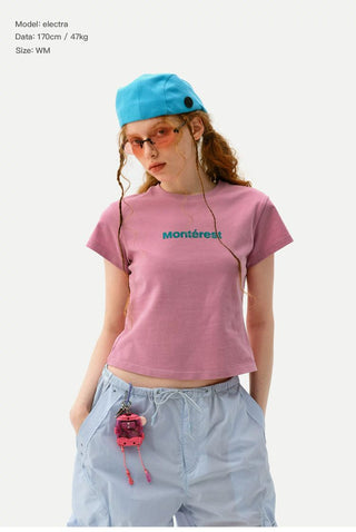 [Monterest] Quick-Dry Antibacterial Logo Crewneck Tee