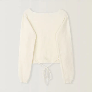 Boat neck soft knit