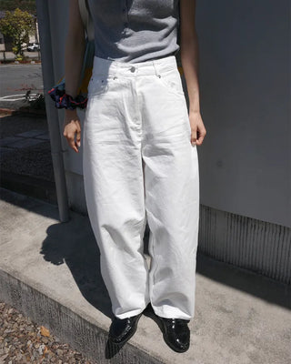 Basic Cotton Wide Pants