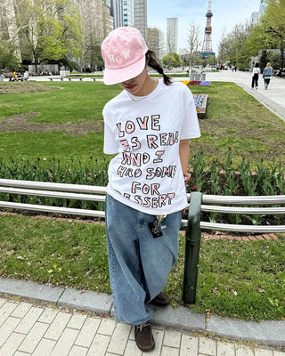 Crayon lettering T-shirt