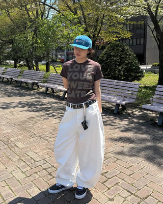 Cotton balloon pants