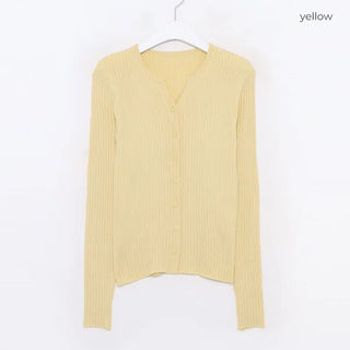 Ribbed cardigan