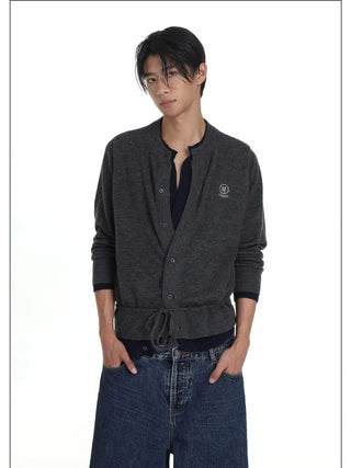 MASONPRINCE Fake Two-piece Cardigan