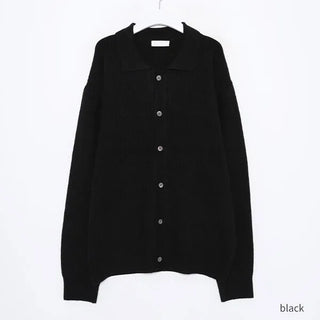 Colored button cardigan